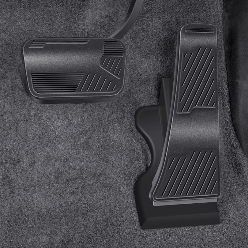 For BYD Song L 2023 2024 Car Accelerator Pedal Anti-skid Pad Gas Brake Panel Cover Aluminium Alloy Modification Auto Accessories