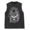Sommer Guns N Roses American Vintage Gewaschen Old Weste Herren Damen Locker Retro Trend Ärmelloses T-Shirt Tanktops