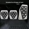 Manual Transmission Throttle Clutch Pedal for Most Car SUVs Auto Accessories Plastic Car Brake Clutch Accelerator Pedal