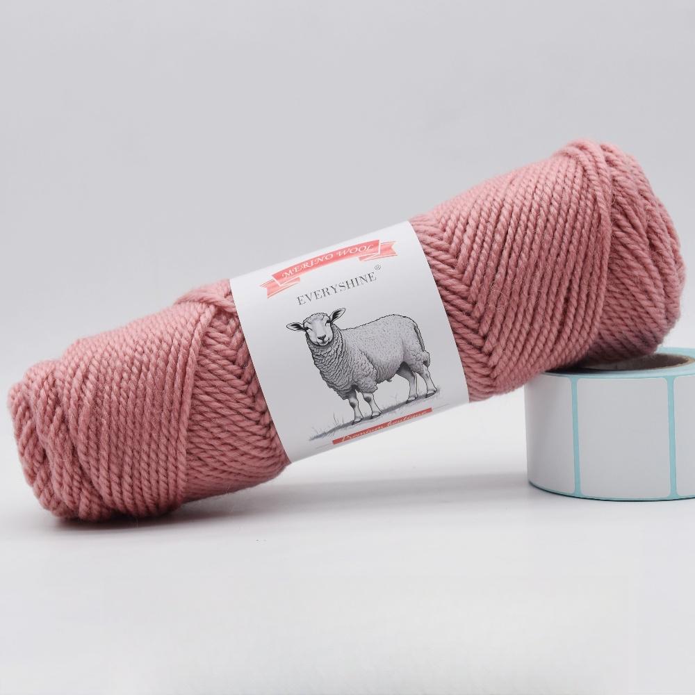 3 balenia hrubej priadze z merino vlny (100g/3.53oz Na klbko) – 110m/120yd Viacfarebná mäkká pletacia a háčkovacia priadza na DIY remeslá Teplé ručne vyrobené potreby