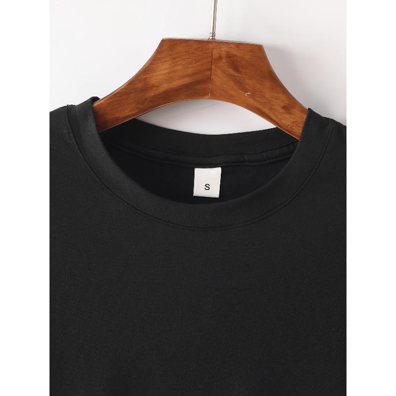 European Sizes Fashion Casual Men'S Letter Print T-Shirt