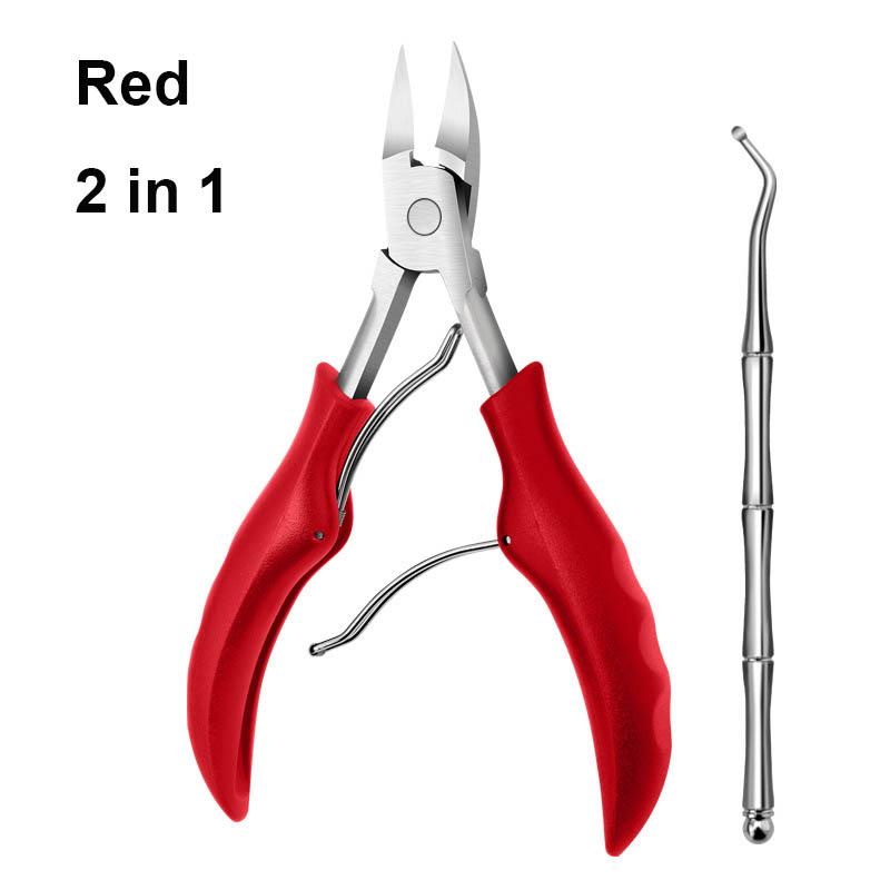 Stainless Steel Manicure & Pedicure Set with Nail Clippers File Dead Skin Pliers Nail Scissors-Durable Salon & Home Use