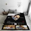 Valentine's Day Personalized Flannel Blanket With Your Photos for Boyfriend Girlfriend Wife Husband Couple Anniversary Gifts