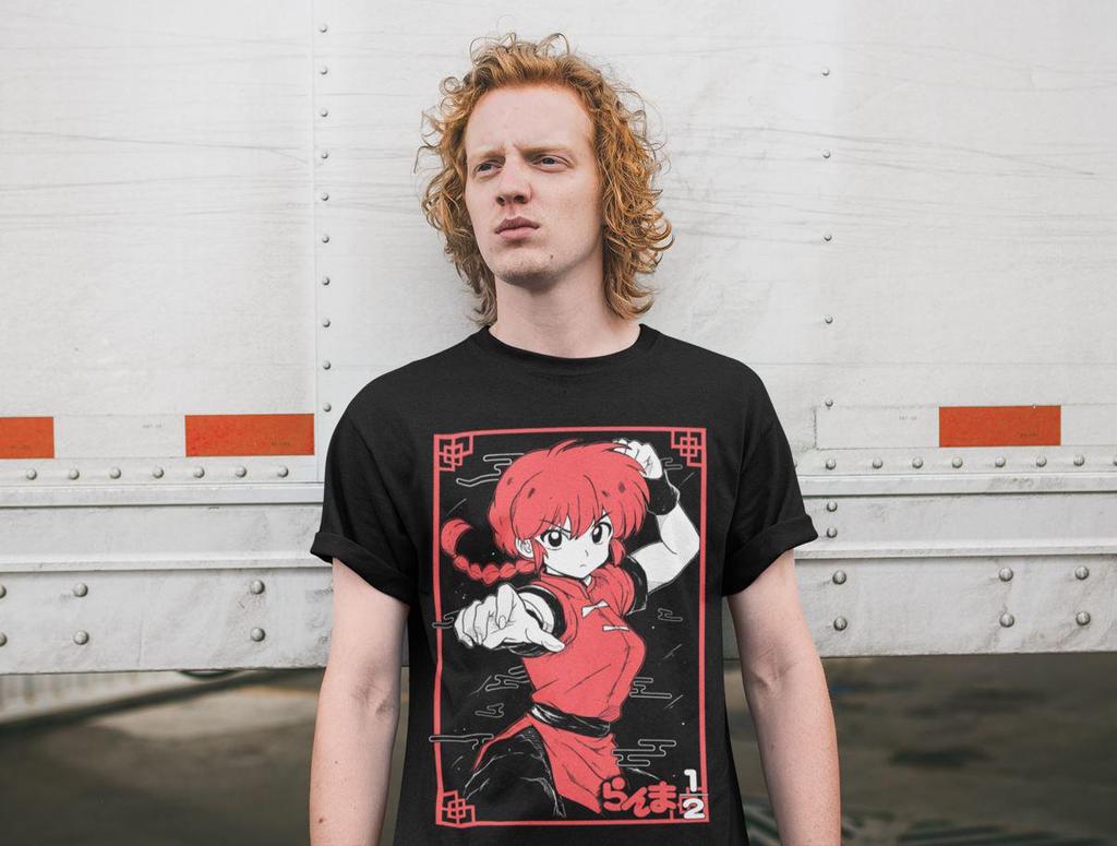 2026 Summer Hot Sale Unisex Ranma Saotome Anime T-shirt, Genma Panda Manga Shirt