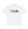DRIPX Kurzarm Baumwoll-T-Shirt Rundhals Aufdruck Sommer Europa Amerika Trend Oberteil Tee