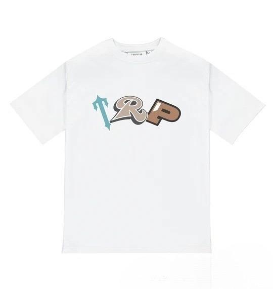 DRIPX Kurzarm Baumwoll-T-Shirt Rundhals Aufdruck Sommer Europa Amerika Trend Oberteil Tee