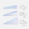 1 Pair Invisible Height Increase Insoles for Women Men Half Insole 3-Layer Air Up Lifts Elevator Shoes Pad Heel Lifting Inserts