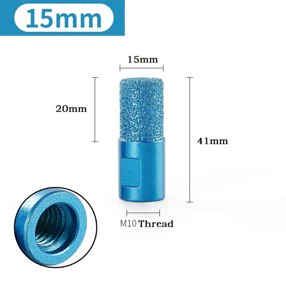1Pc M10 Vaccum Brazed Milling Cutter Diamond Ceramic Tile Marble Stone Slotting Clean Tool For 100 Type Angle Grinder 6 10 15mm