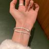 Silver Snake Bracelet Is Adjustable