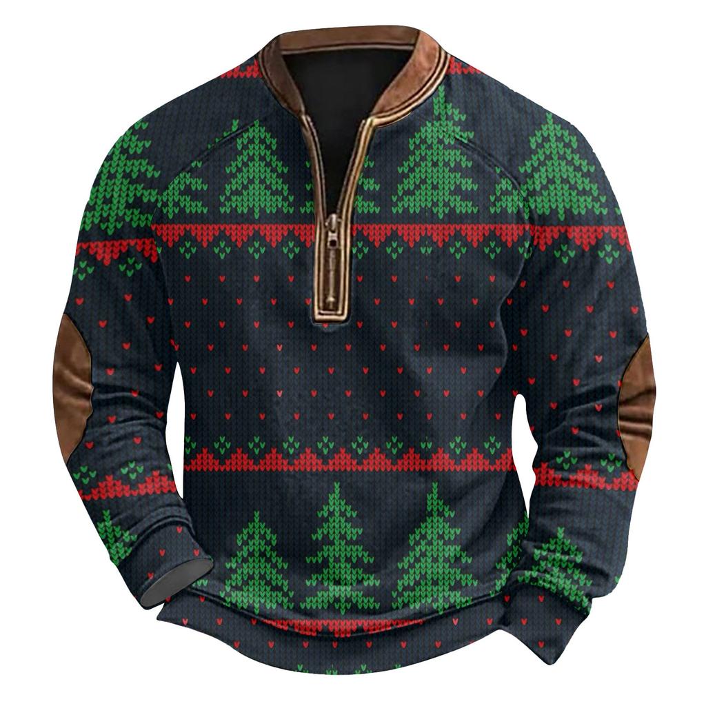 Men's Winter  Buckle Sweatshirt Men's Printed Men's Sweatshirt