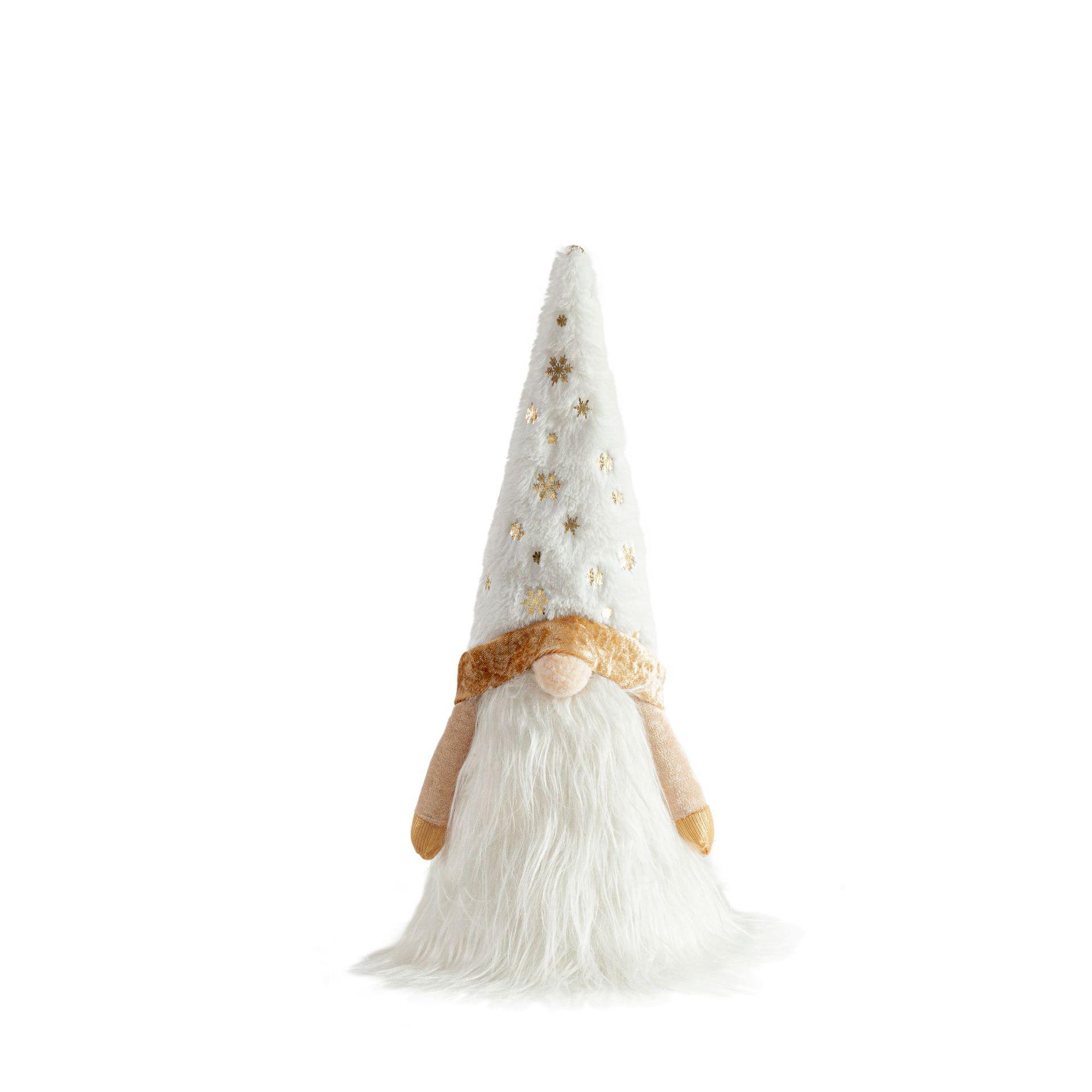 LED Lit Faceless Old Man Star Christmas Tree Topper