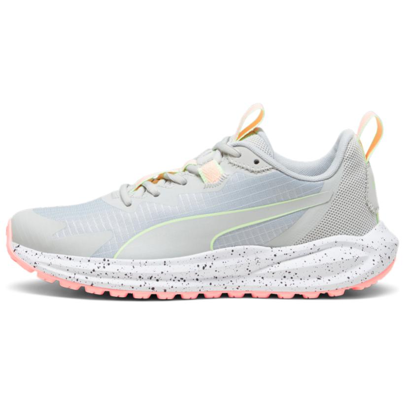 PUMA Twitch Runner Trail Light Grey Pink Unisex 376961-15 EU 38
