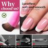 3-i-1 Fransk Neglebørste Multifunktionsbørste Fin Neglebørstehoved Akryl UV Gel Negle Rengøring Manicure Værktøj Neglesalon