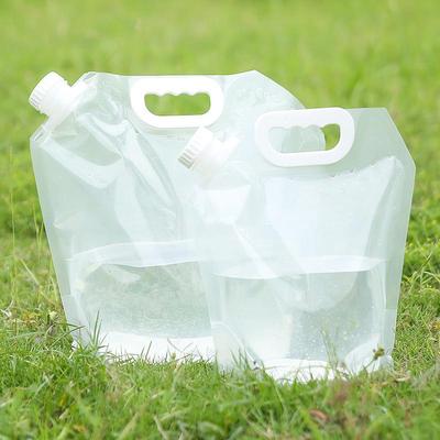 Secchio Sportivo Multifunzione Portatile 3L/5L Contenitore di Stoccaggio Bottiglia Outdoor Viaggio Campeggio Manico a Cinghia Pieghevole Sacca d'Acqua