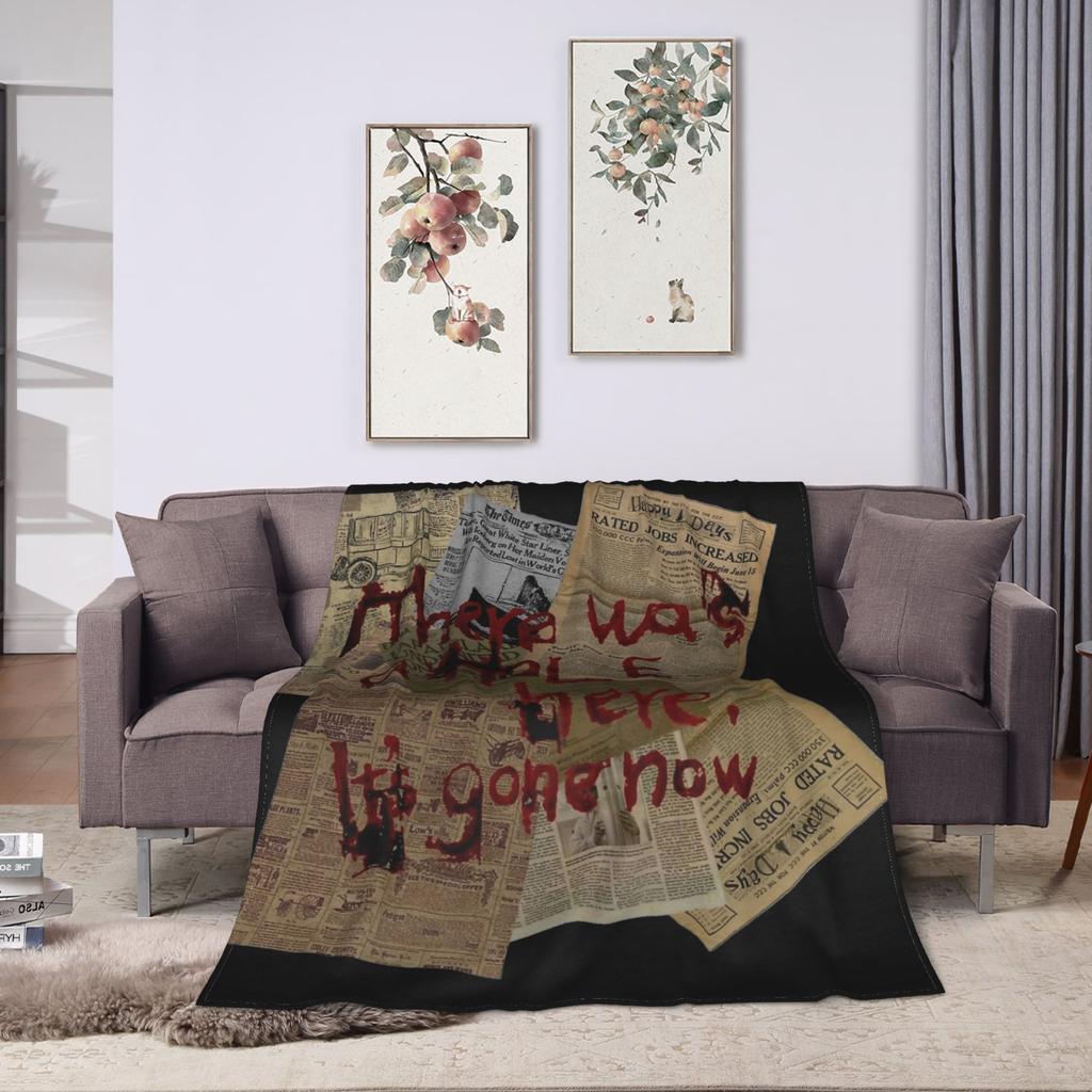 There Was a Hole Here Silent Hill Blankets Fleece Print Breathable Ultra-Soft Throw Blankets for Sofa Bedroom Rug Piece