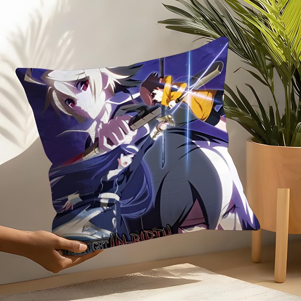 2D Fighting Game U-Under Night In-Birth 1 Linen Cushion Covers For Decorative Sofa Home Pillows Case Car Chair Pillows Cases