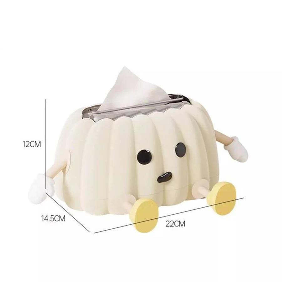 Tissue Box Living Room High-end Light Luxury Desktop High-end Art Table Decoration Creative High Appearance Paper Box