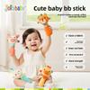 Baby Hand Grip Toy With Rabbit Duck Design For Early Development And Comfort For Infants