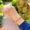 European and American New Fashion Trendy Accessories Women's Creative Bracelet Simple Zircon Flower Bracelet 2026