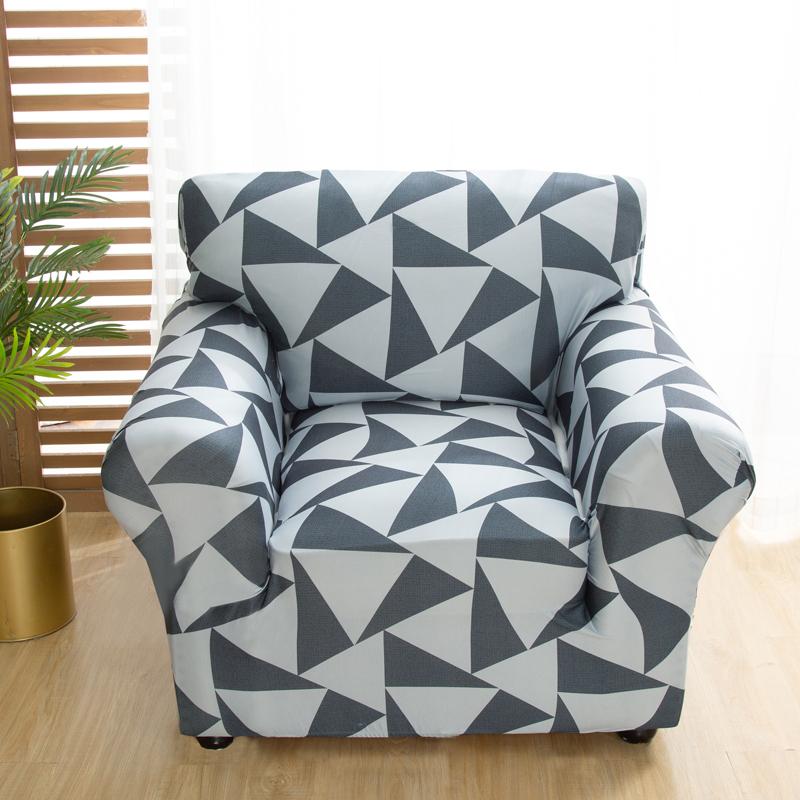 Armchair Cover Elastic Sofa Cover Cotton Stretch Sofa Covers for Living Room Copridivano Slipcover for Single Sofa Couch Cover