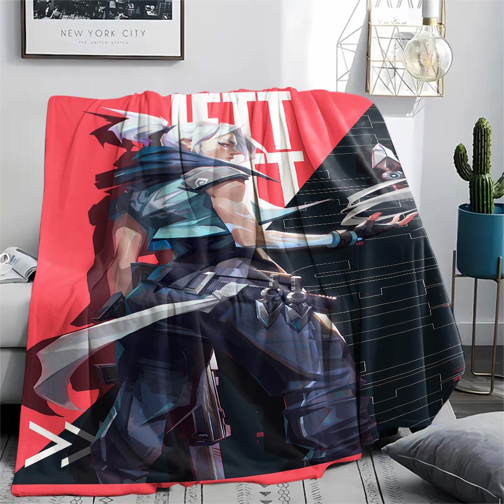 VALORANT Print Flannel Blanket,High Quality Comfortable for All Seasons,Home Decor,Warmth and Comfort,Perfect for Christmas Gifts