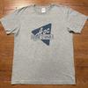 A.P.C. T Shirt Mens M Gray Short Sleeve Crew Neck Graphic Print USA Retro City