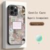 Good grades fashion ins pattern Phone Case For iPhone 17 16 15 14 13 12 Plus Pro Max High-end Luxury Magsafe Sheepskin