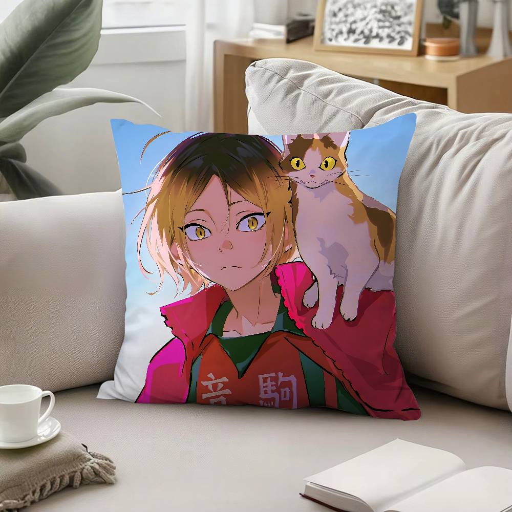 Anime K-Kenma Kozume Throw Pillow Covers Pattern Cushion Cover Suitable For Sofa Bedroom Car Pillow Cover