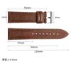 Echsenmuster Uhrenarmband 14/15/16/18/19/20/21/22mm Retro PU-Armband für Seiko für Omega Vintage Uhrenarmband Armband Zubehör