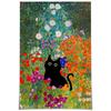 Cartello in metallo retrò con gatto, per caffè, cartelli da cucina vintage, decorazioni da parete, perché l'omicidio è sbagliato, cartelli divertenti, decorazioni per bar, poster artistici