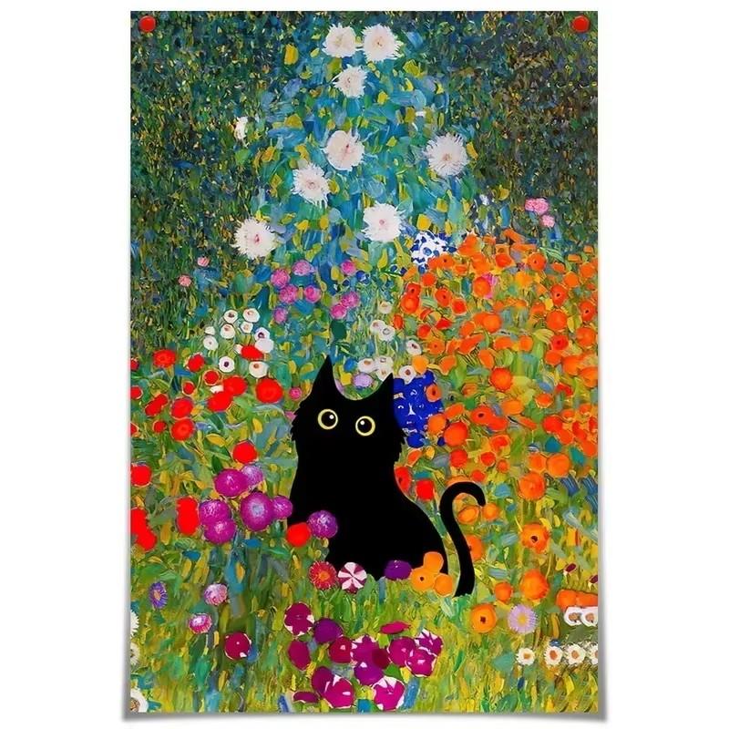 Cartello in metallo retrò con gatto, per caffè, cartelli da cucina vintage, decorazioni da parete, perché l'omicidio è sbagliato, cartelli divertenti, decorazioni per bar, poster artistici