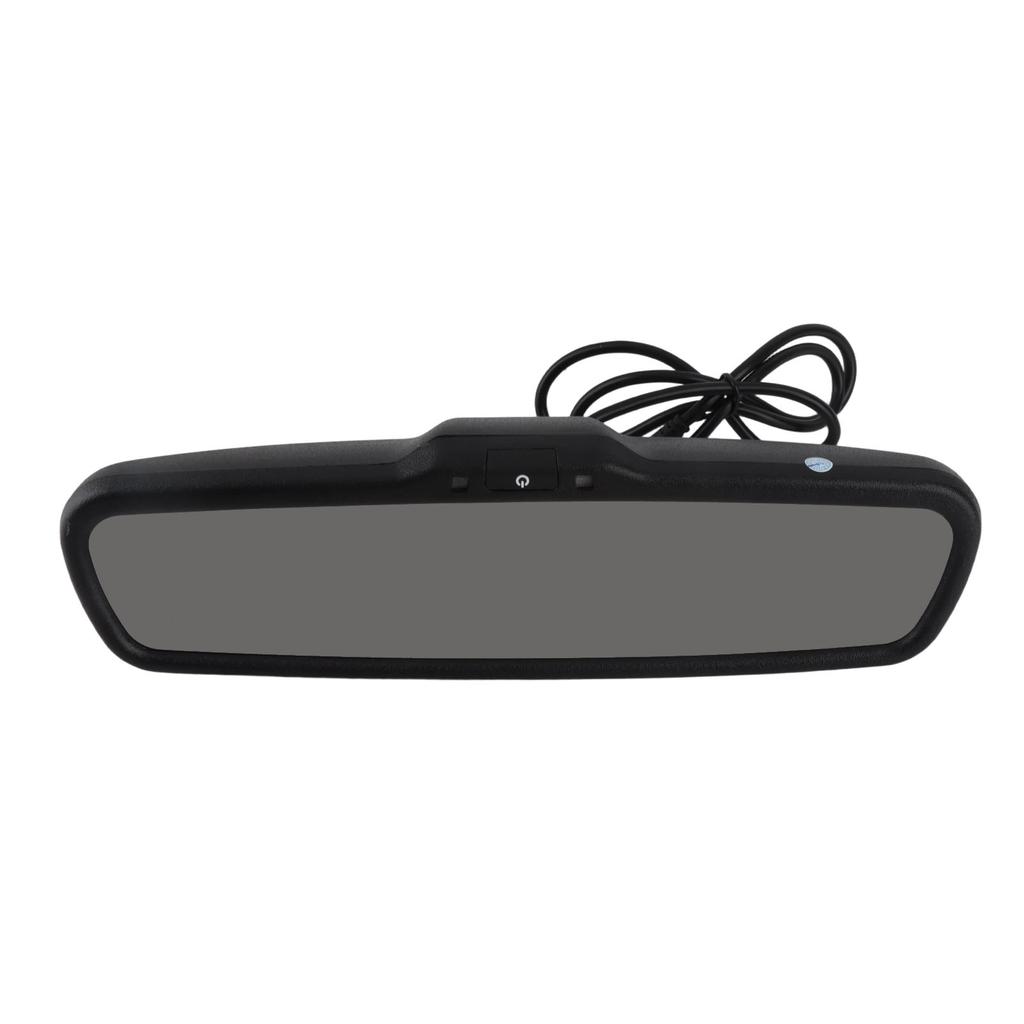 Car Rrview Mirror Monitor, 4.3 Inch Auto Dimming Car Rrview Mirror Monitor with Bracket Black Rrview Monitor for Car
