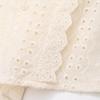 Summer Women's Fashion: European & American Long-Sleeved Embroidered Hollow Top