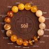 Five Elements Red Agate Fire Balance Bracelet with Cinnabar - Unisex Jade Crystal for Fire Element Support