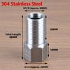 Hex Head Stainless Steel Coupling Female To Male Coupler  for Water Gas Oil Pipe
