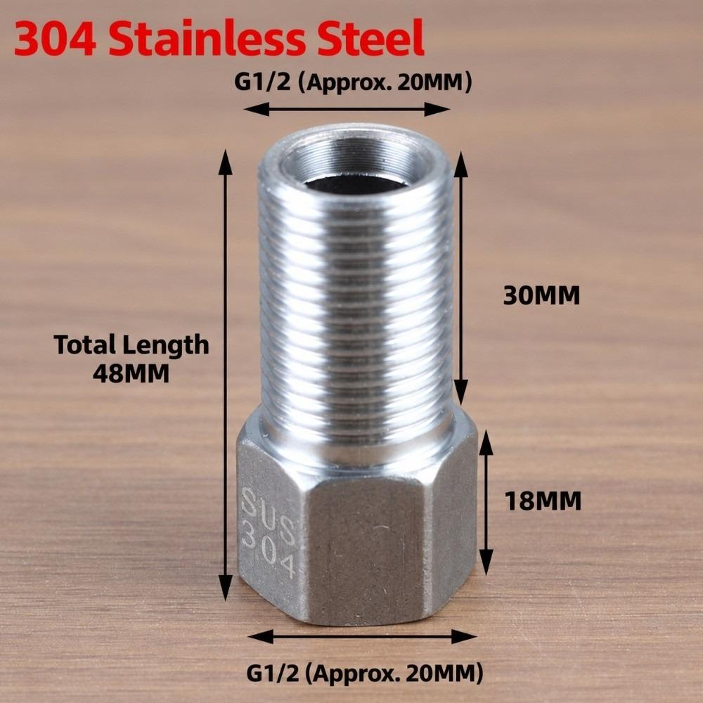 Hex Head Stainless Steel Coupling Female To Male Coupler for Water Gas Oil Pipe