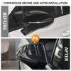 For MG4 EV MG4 MULAN  2024 Rearview Mirror Cover Side Mirror Sticker Protector Decoration Trim Styling Accessories