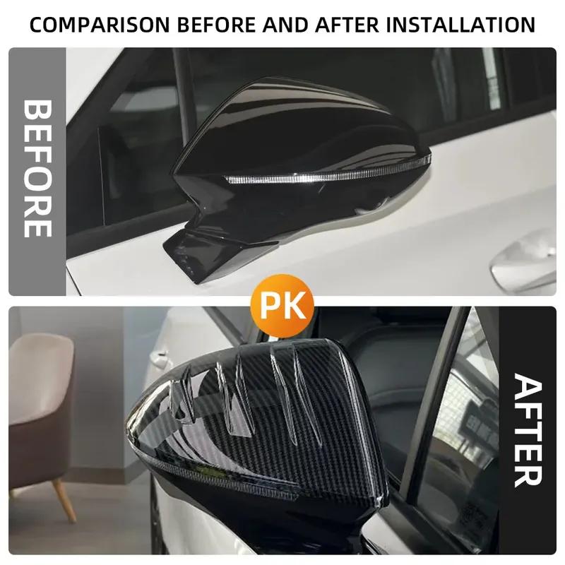 For MG4 EV MG4 MULAN  2024 Rearview Mirror Cover Side Mirror Sticker Protector Decoration Trim Styling Accessories