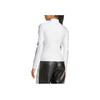 Adidas Originals 3-Stripes Turtleneck Slim Fit Long Sleeve T-Shirt Women Tops White JG1535