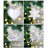 New Plastic Christmas Crystal Pendants Sparkling DIY Christmas Tree Ornaments Xmas Gifts Xmas Tree