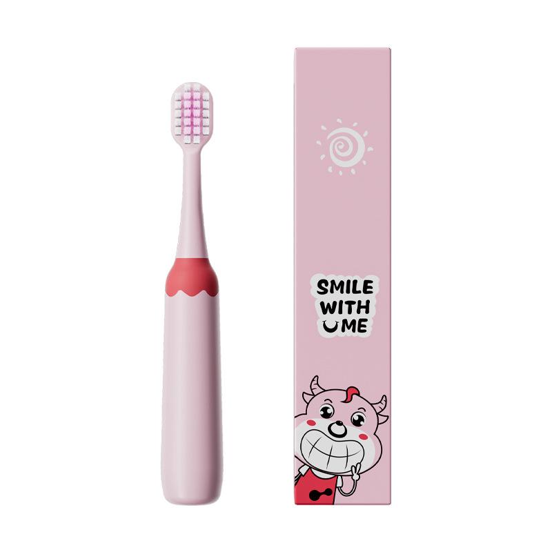 

Новая детская зубная щетка с мягкой щетиной для детей 2-12 лет, милая мультяшная, нескользящая, для ухода за зубами детей