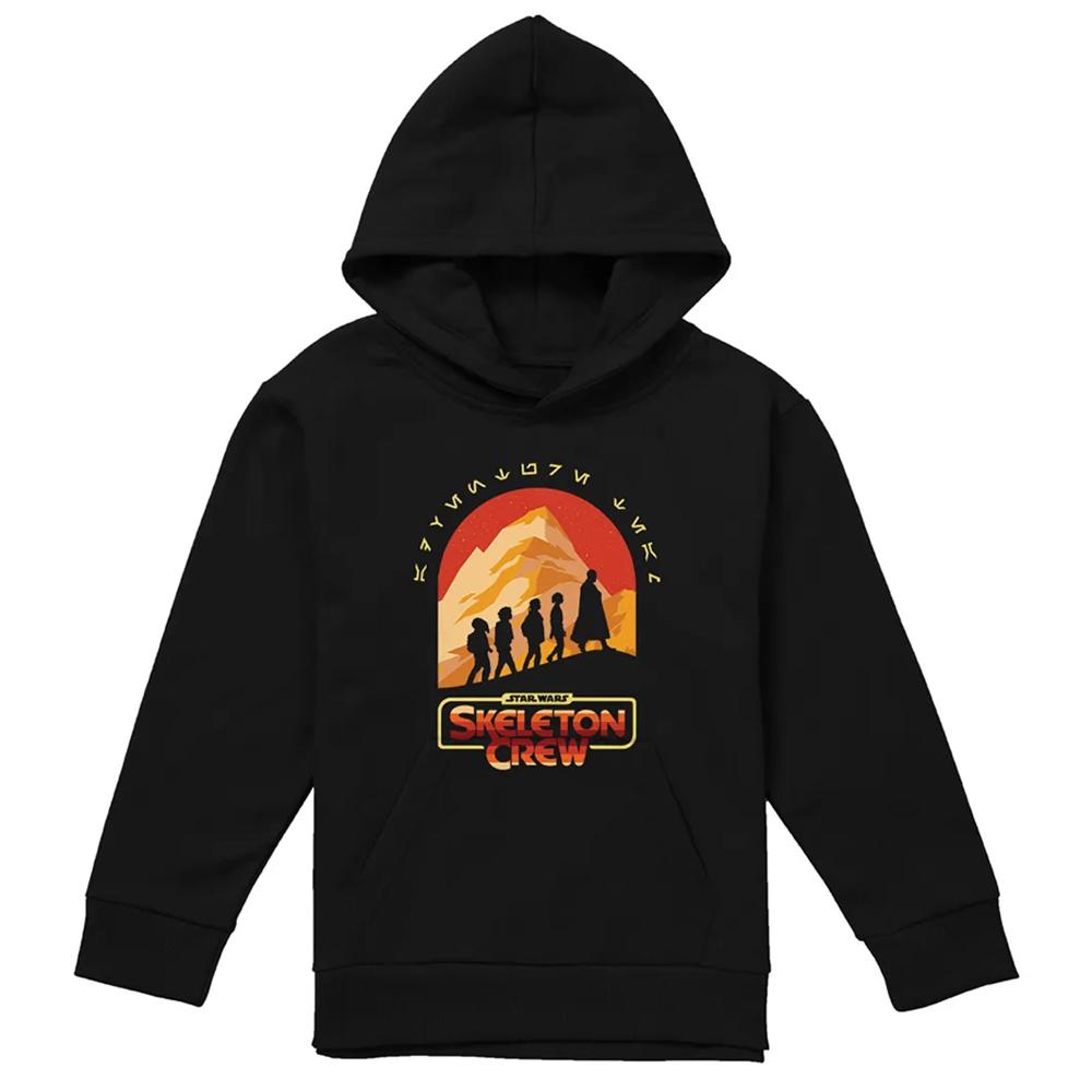Star Wars: Skeleton Crew Childrens/Kids Adventure Badge Hoodie