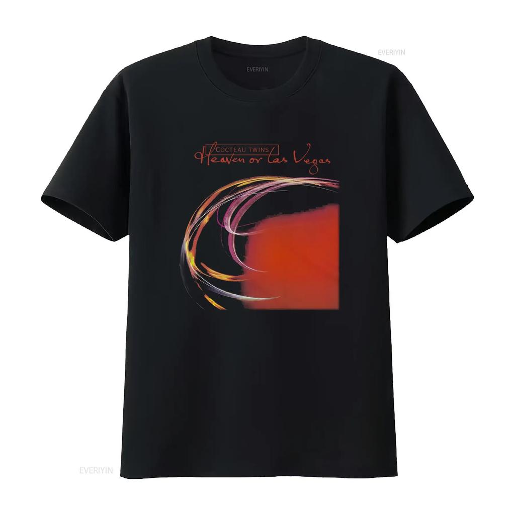 Cocteau Twins T Shirt Heaven or Las Vegas vintage Washed Casual Stretched Stylish Top For Everyday Wear fashion Versatile