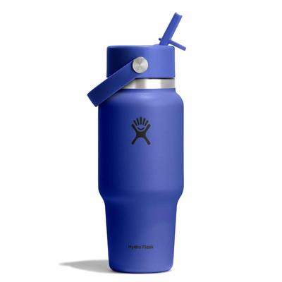Hydro Flask Wide Flex Straw Thermal Bottle 710 Blue Wt24Cfs382