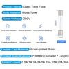 0.5A-30A 250V Fast-Blow Glass Tube Fuses Quick Blow Car Fuses Assorted Kit With Plastic Box 72Pcs 6X30Mm 10Pcs Fuse Seat Fast Acting For Car