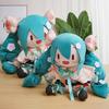 Anime Bow Hatsune Miku Plush Doll Adorable Cartoon Hatsune Stuffed Plush Dolls Playthings Children Companion Gentle Pillow Birth Date Gifts