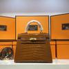 Europese & Amerikaanse Retro Krokodillenpatroon Kelly Enkelbandige Crossbody Tas: High-End, Modieuze, Lichte Luxe Handtas voor Dames