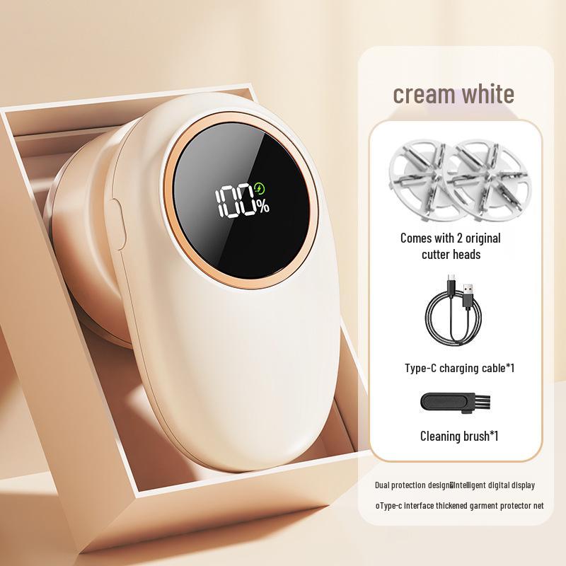 Wanshijin Smart Rechargeable Lint Remover – Portable De-pilling Device with Digital Display