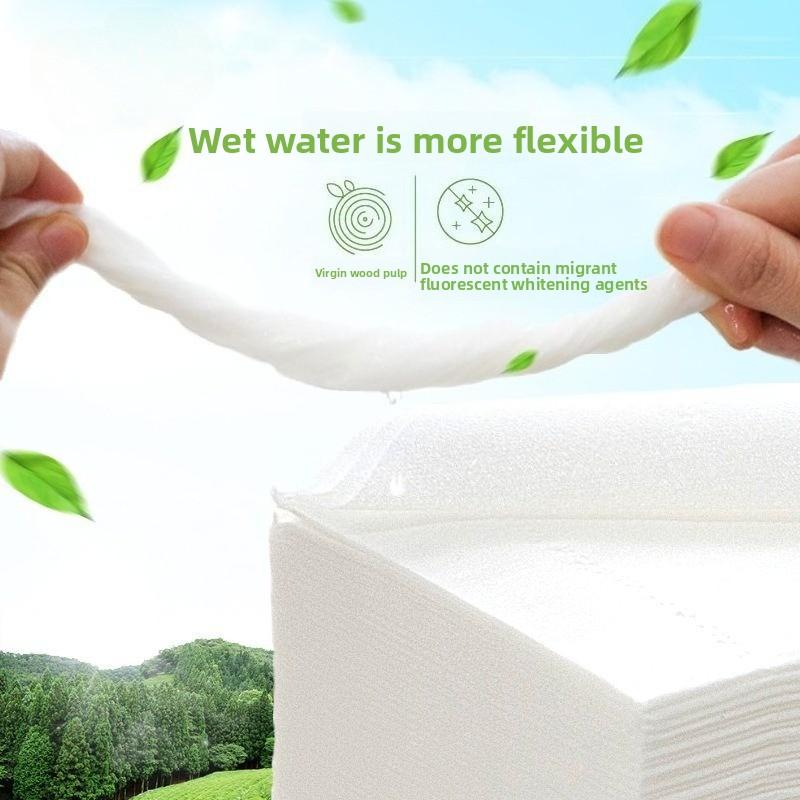Hot Sale 6/18 Packets 3 Ply Water Absorbing 160 Sheets Household Mix Wood Pulp Tissue Paper Napkins Soft Pack Embossing Napkins