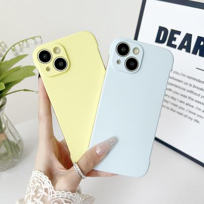 INS Einfache, einfarbige, hautfreundliche, rahmenlose Hülle für OPPO Reno 13 11 10 9 8 Pro Plus, ultradünne, stoßfeste, harte PC-Mattabdeckung mit Anti-Fingerabdrücken